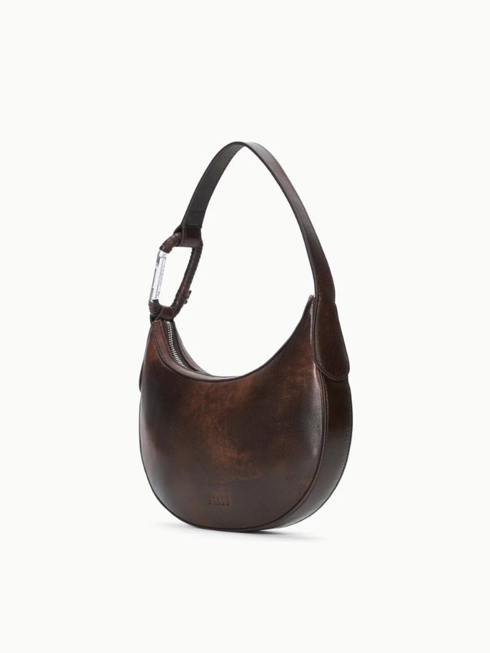 Staud Alden Shoulder Bag in Espresso Distressed - Picture 2 of 5